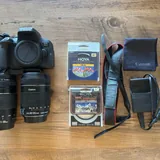 Canon EOS 750D с двумя объективами и комплектом 2