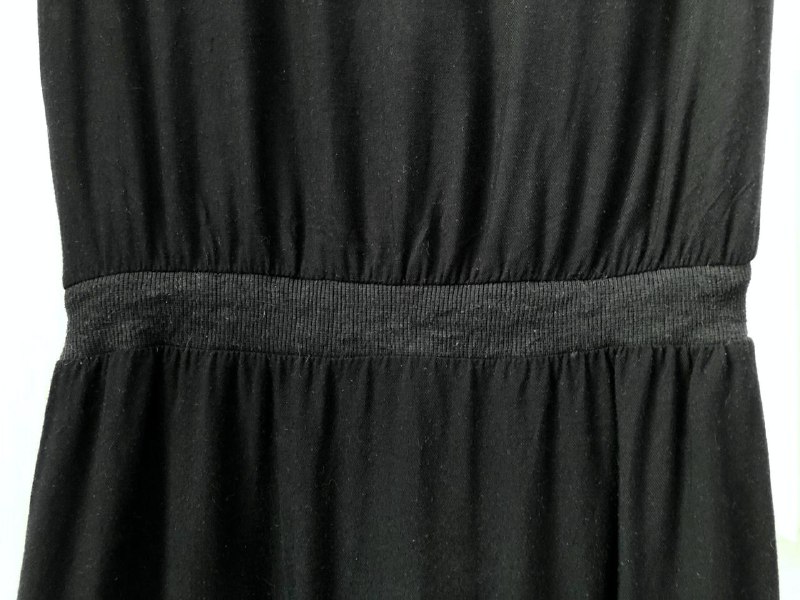 Черное платье Stradivarius S/XS с поясом 4