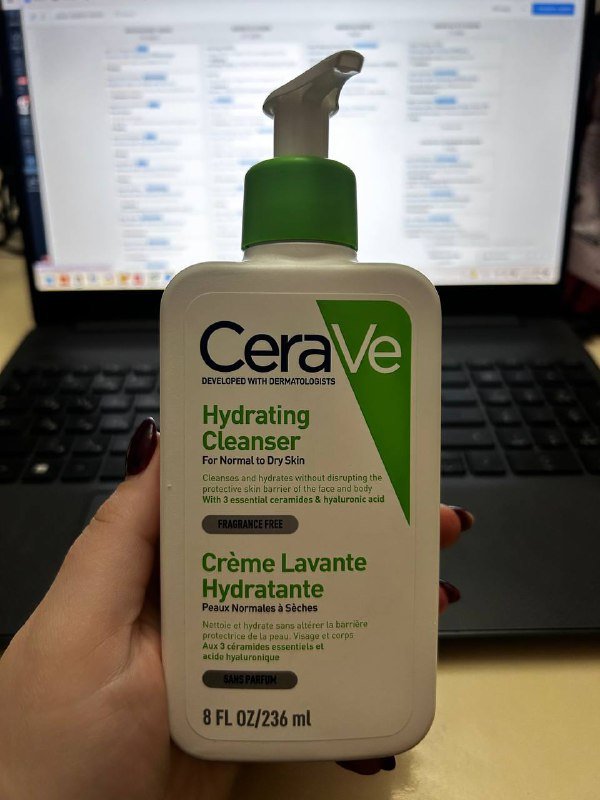 Увлажняющий очищающий крем-гель CeraVe