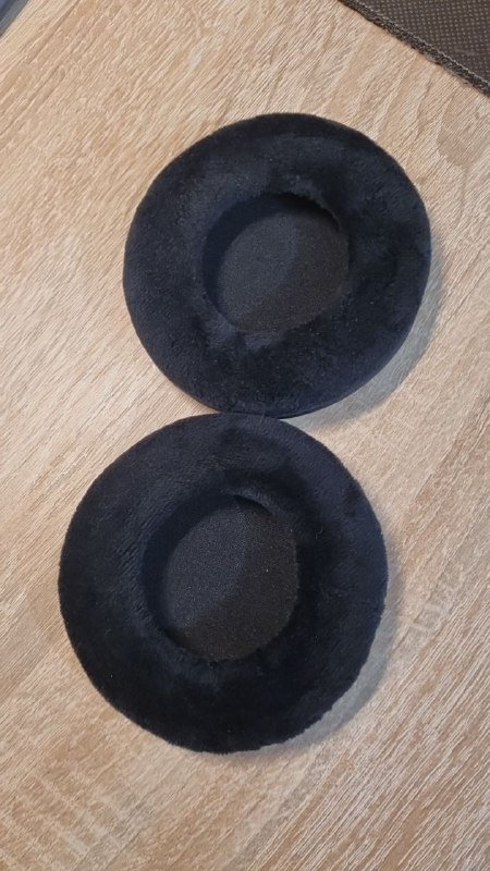 Велюровые амбушюры для наушников 100х100 мм