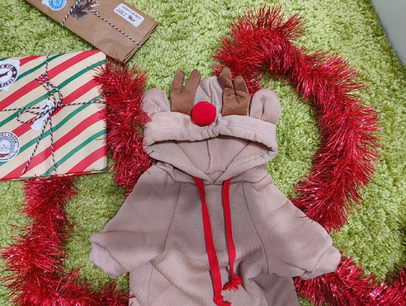 Новогодняя кофта для собаки или кота 2