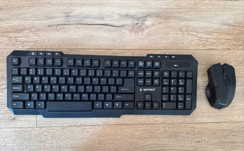 Беспроводная клавиатура и мышь Gembird