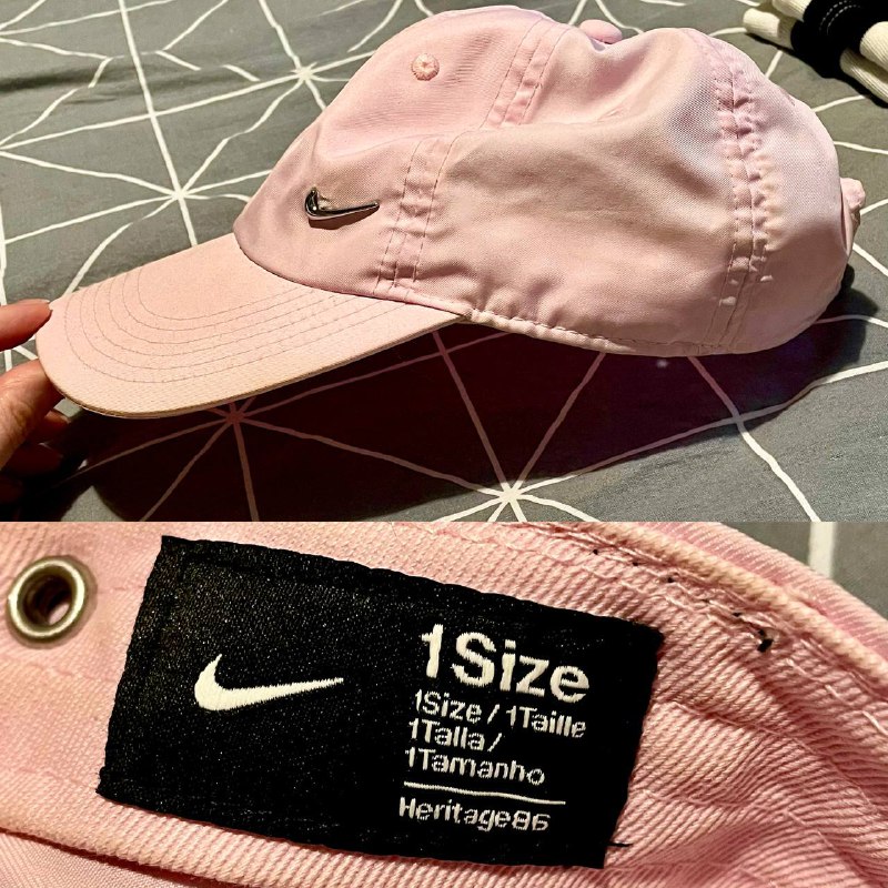 Кепка Nike женская светло-розовая регулируемый размер