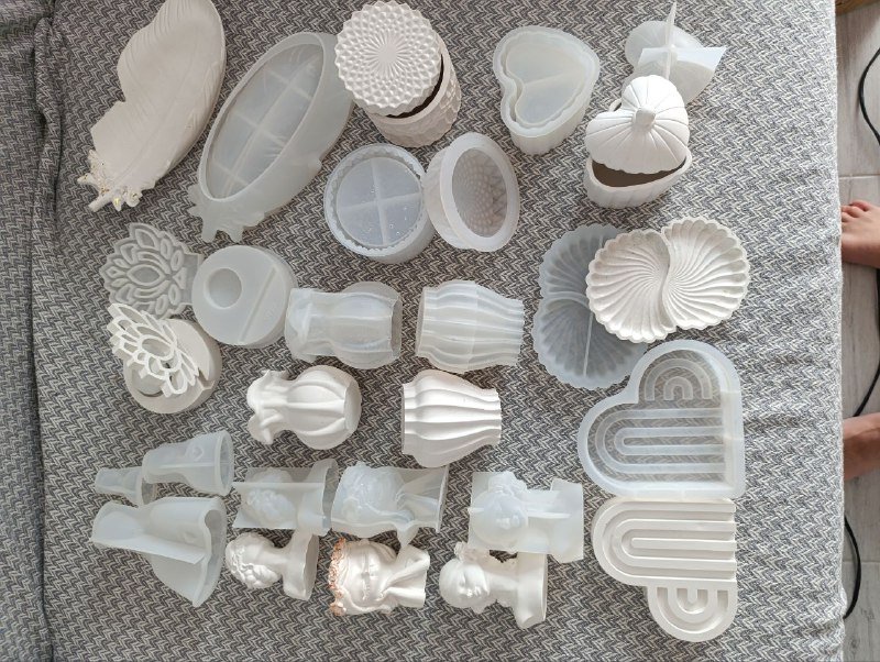 Молды для гипса, свечей, смолы и шоколада, гипсовые изделия