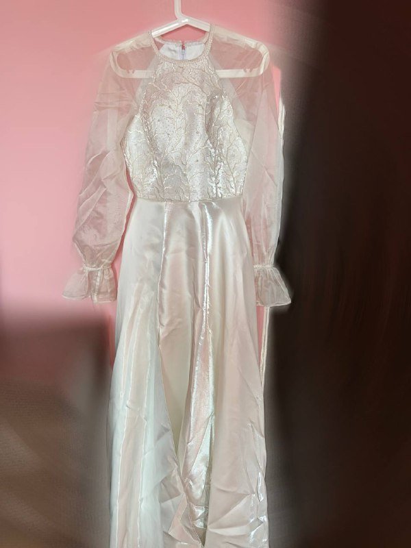 Платье свадебного типа размер М