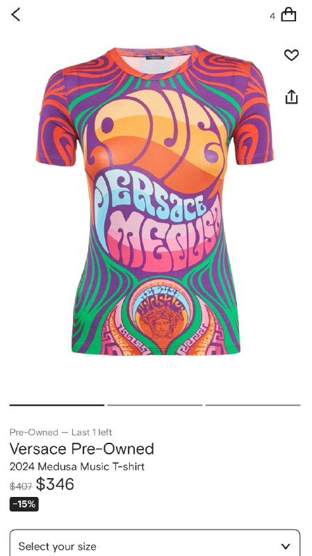 Футболка Versace Medusa мужская оригинальная 2