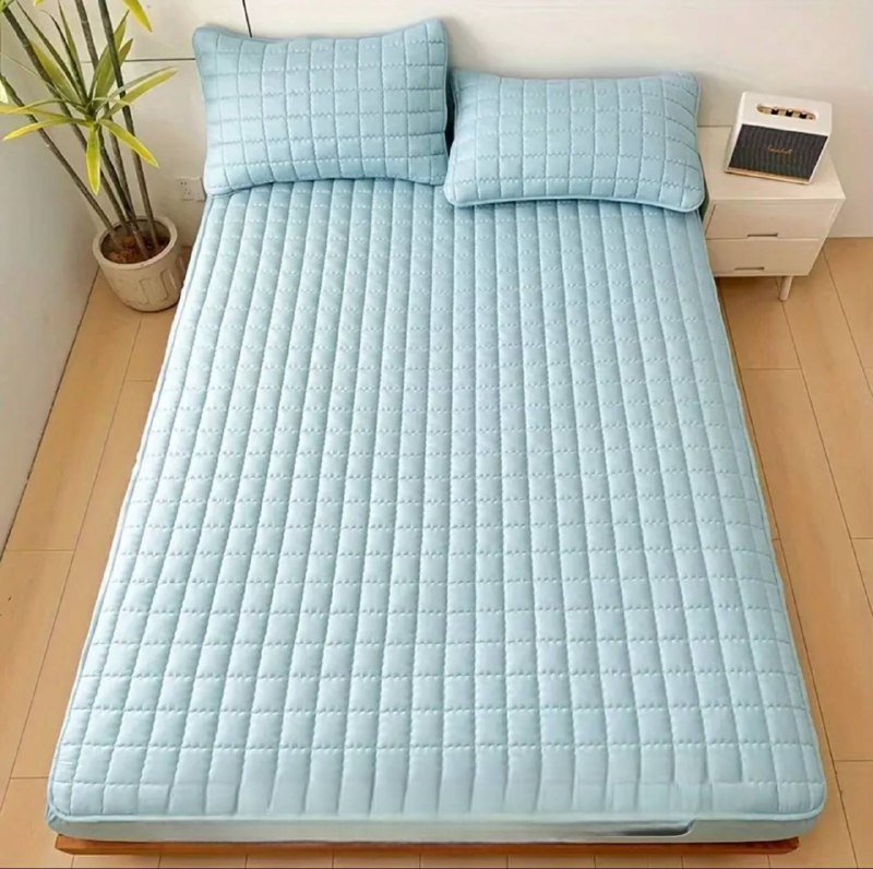 Наматрасник чехол на односпальную кровать 90х200