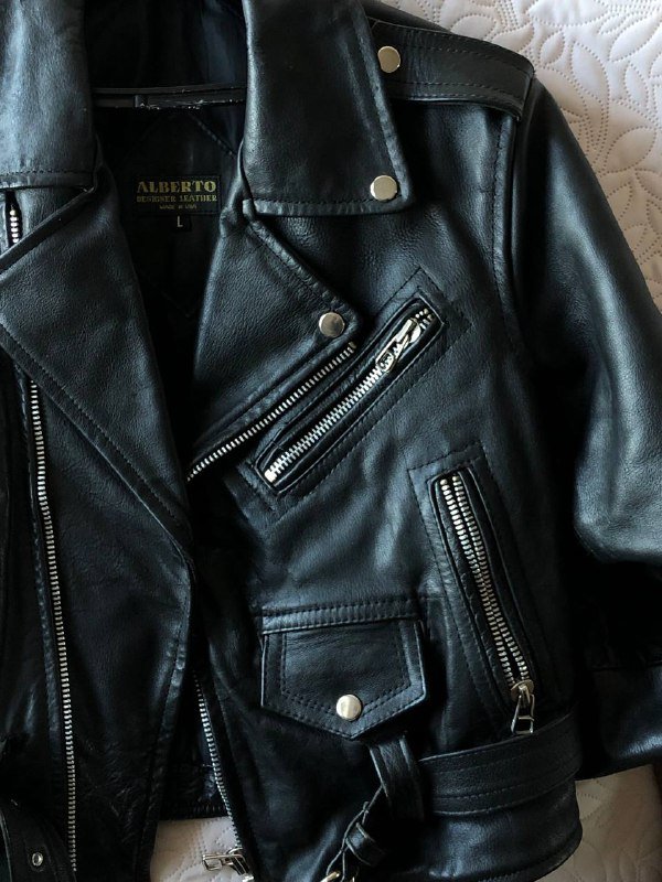 Кожаная винтажная косуха женская 3