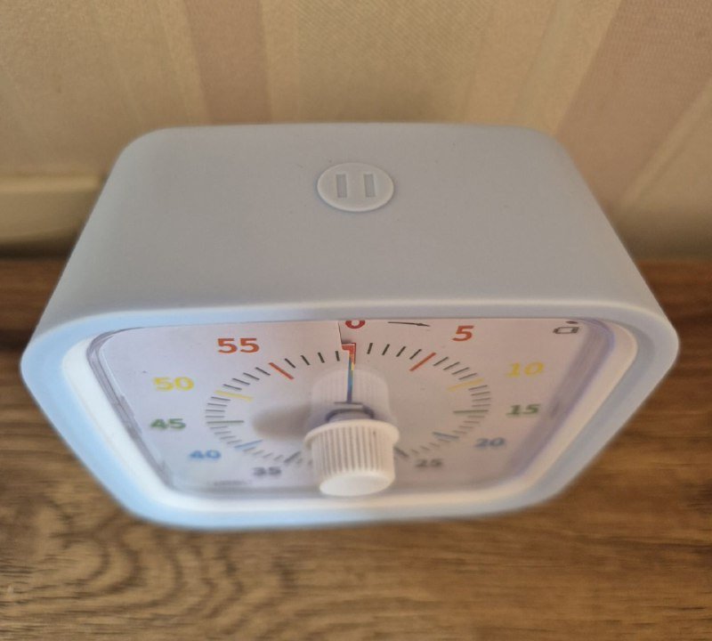 Детские часы-таймер голубые 3