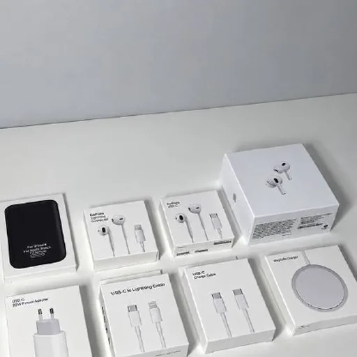 AirPods Pro 2, EarPods, зарядка 20W, MagSafe Charger, картхолдер