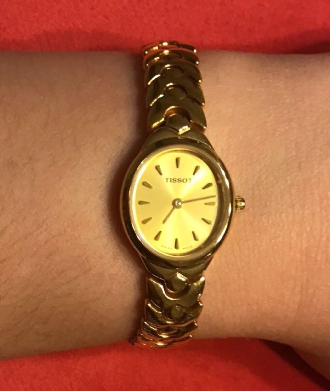 Часы Tissot T-Lady Gold S826 женские золоченые 2