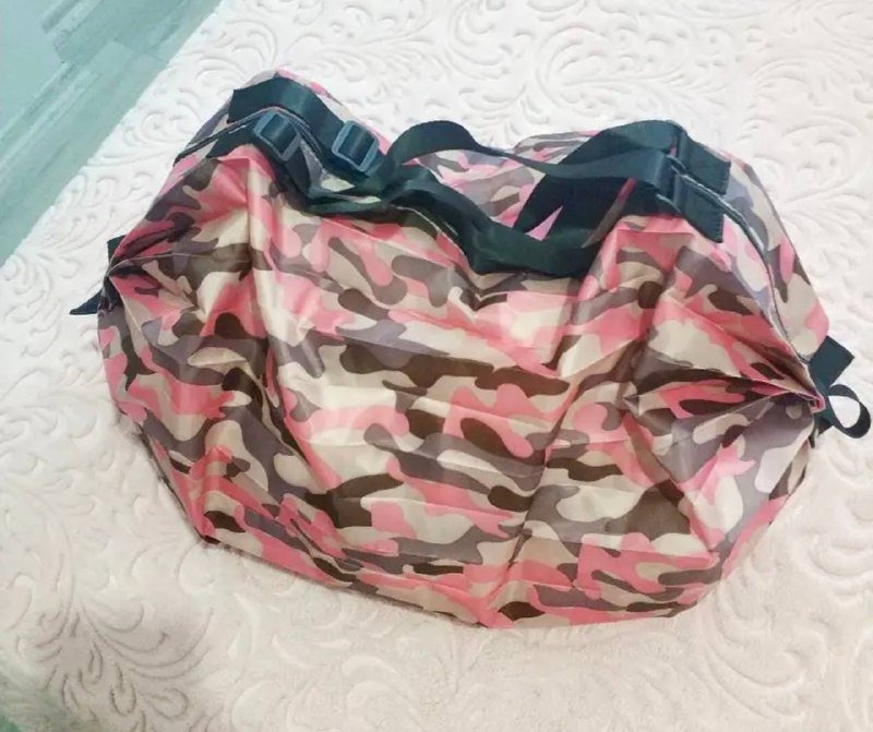 Вместительная складная камуфляжная сумка с ремнем 3