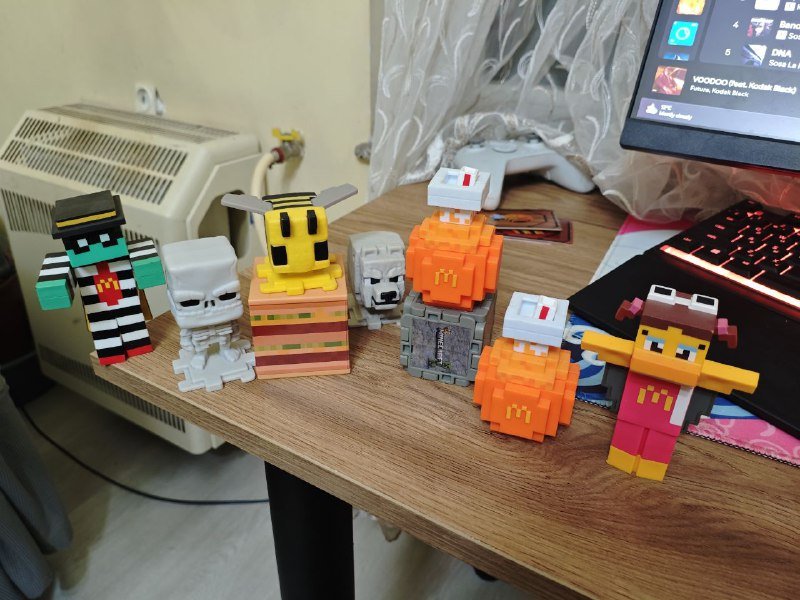 Майнкрафт Макдональдс фигурки