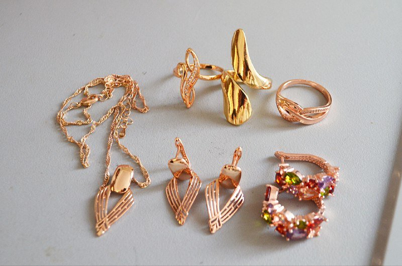 Бижутерия кольца и серьги