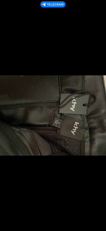 черные кожаные брюки Khy размер S 4