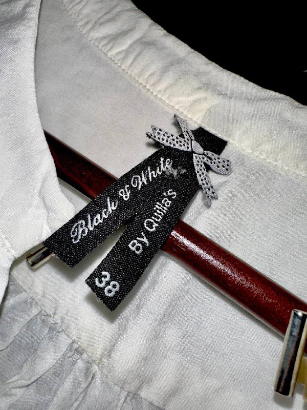 белая рубашка Black & White by Quilla’s, размер S/M 4