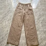 Синяя мини сумка, черная сумка дутик, льняные брюки Zara 7