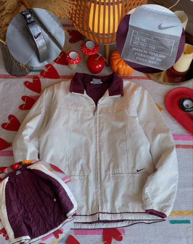 Свитшот Nike, худи фиолетовый Nike, курточка бежевая утепленная Nike 3