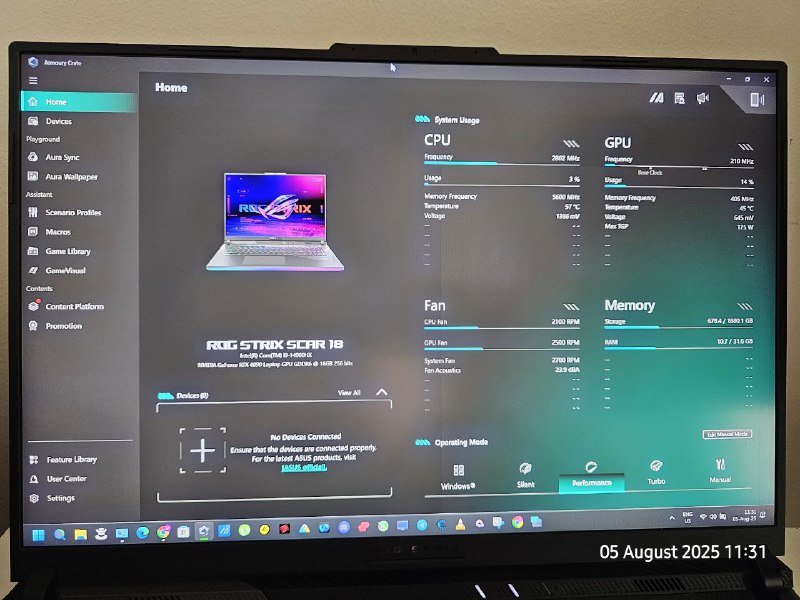 Игровой ноутбук Asus ROG Strix Scar 18 3