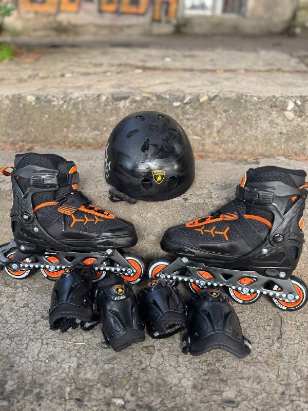 Набор роликовых коньков с защитой регулир.35-38 2