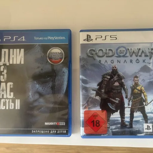 Диски для PS4/PS5, The Last of Us II, God of War Ragnarok
