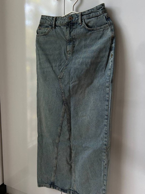 джинсовая юбка чёрная SELA, джинсовая юбка голубая Collusion 4