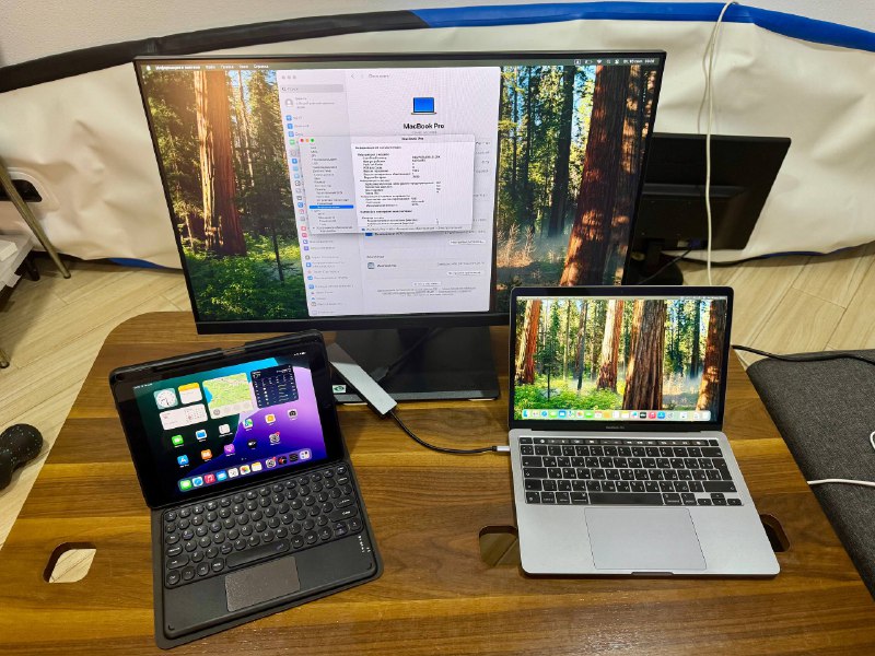 монитор Acer, MacBook Pro 13 M1, iPad 9 64GB
