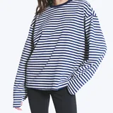 Женский лонгслив H&M в полоску 2