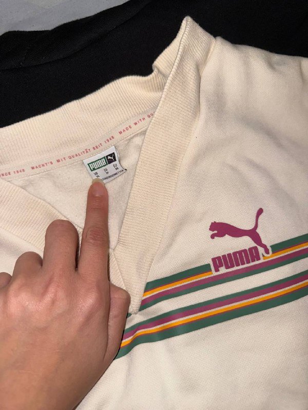 Свитшот Puma укороченный крой ретро-дизайн 3