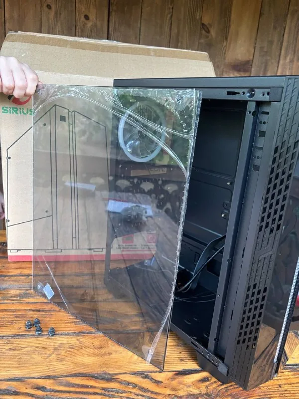 Корпус Sirius Black 5516A mATX 1