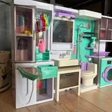 Игровой набор для кукол, кухня и ванна 2