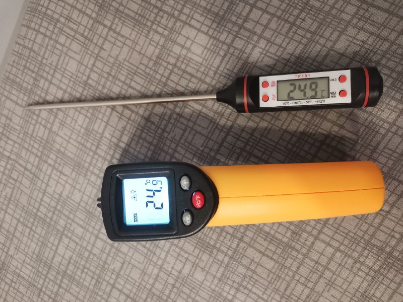 Инфракрасный пирометр Benetech GM320, Погружной термометр TP101