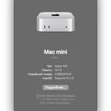 Mac mini M4 16/256 GB 7