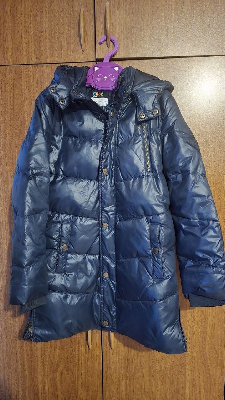 зимний тёплый пуховик для мальчика 158 см