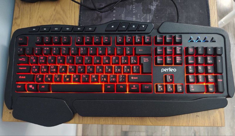 Клавиатура проводная игровая Perfeo PF_A4390 Strike 4