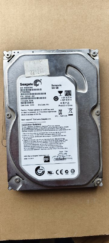 HDD Seagate Barracuda 500 gb