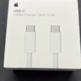 Apple AirPods, кабель 2 м, зарядник 140 Вт 5
