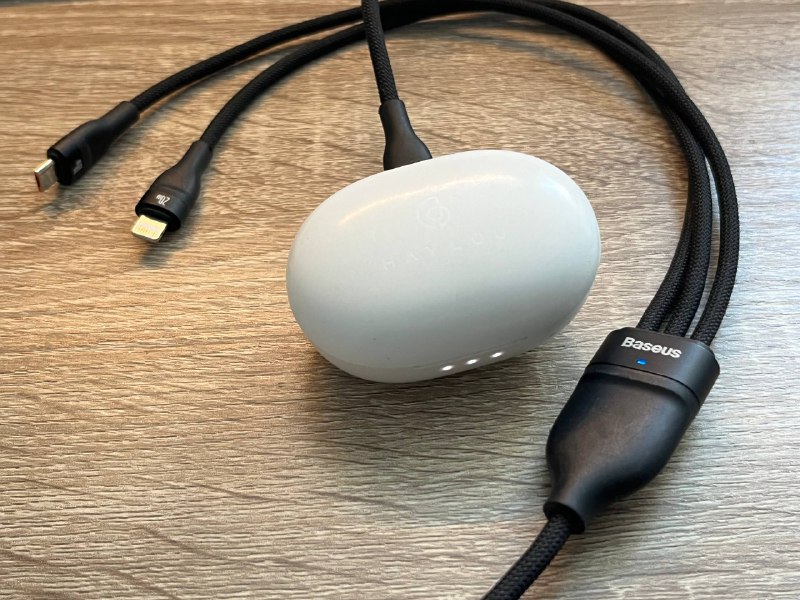 Зарядный кабель 3 в 1 USB-C MicroUSB Lightning 100w 4