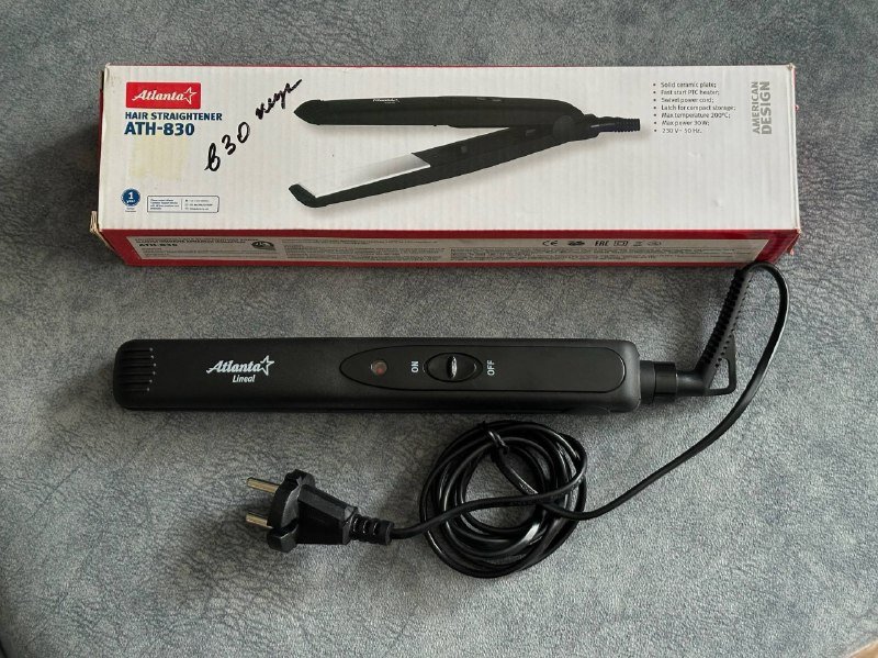 Выпрямитель утюжок для волос Atlanta Lineal