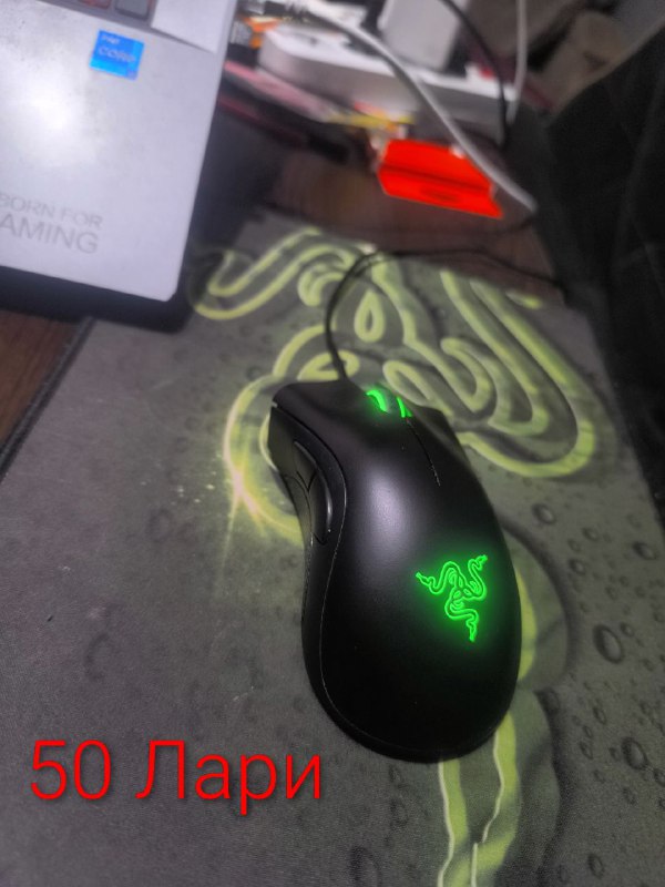 Компьютерная мышь Razer, наушники Edifier, аквашузы, Станция Яндекс Миди