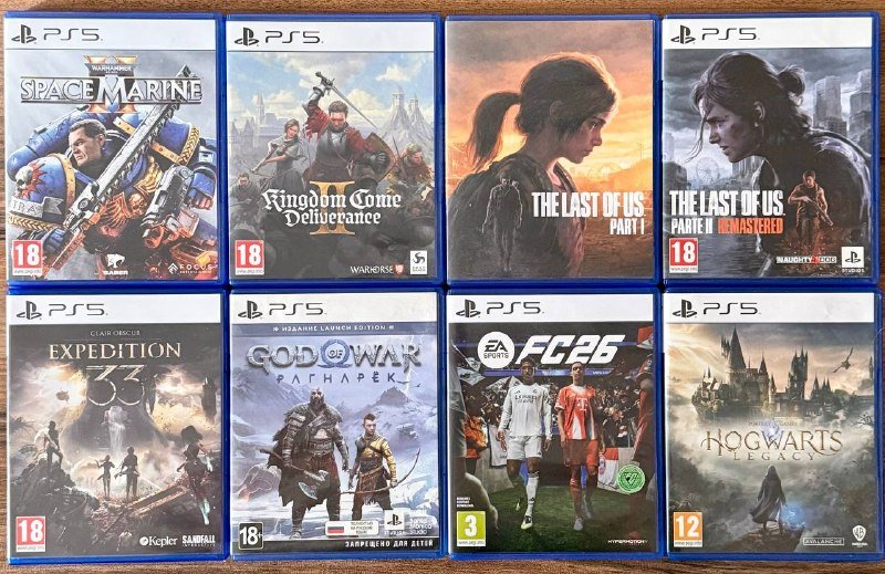 Игры на дисках для PS5