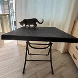 Стол, стул, сушилка для белья, игрушка для кота 2