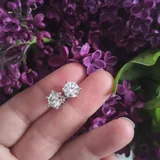 Серьги с бриллиантами 8