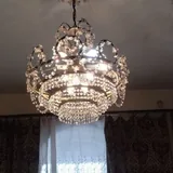 Хрустальные люстры, бра 1