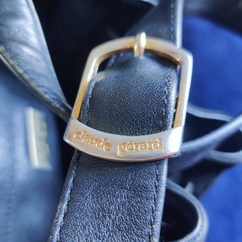 Сумка из замши и кожи Claude Gerard 5