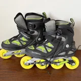 Роликовые коньки Rollerblade, игровой руль Mario Kart, шлем Atomic 2