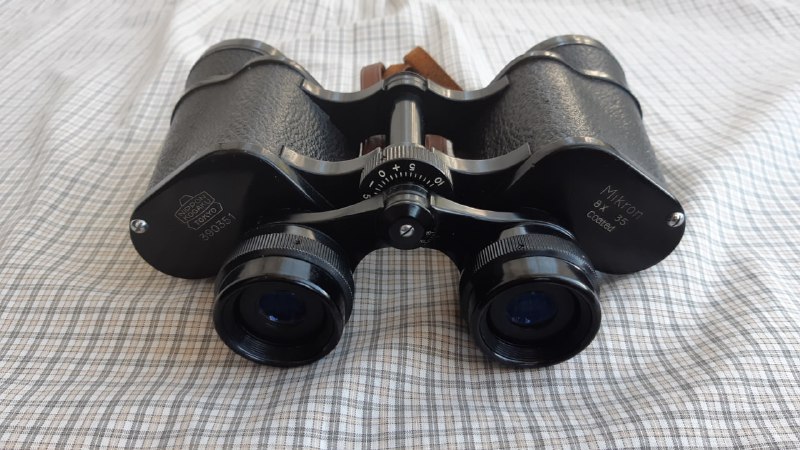винтажный бинокль Nippon Kogaku Mikron 8x35