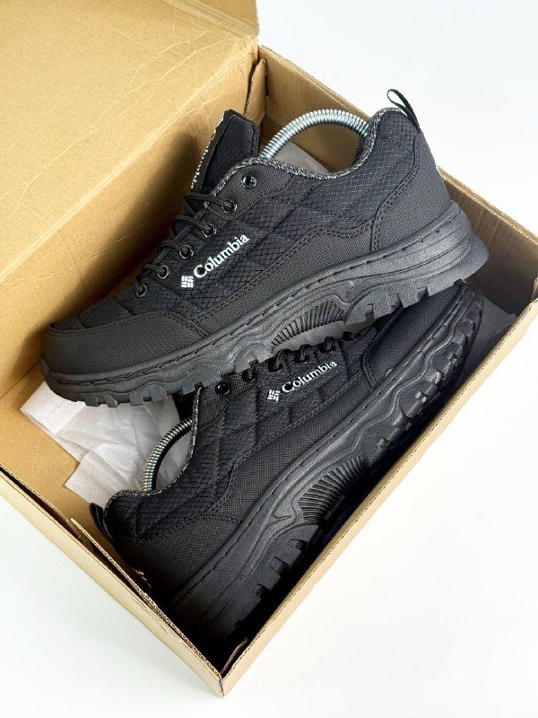 Зимние кроссовки Columbia черные, размеры 41-46