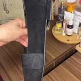 Черные женские лодочки из замши 5