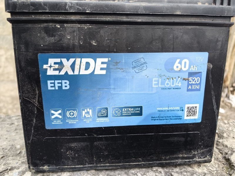 Аккумулятор EXIDE 60 Ah 12V